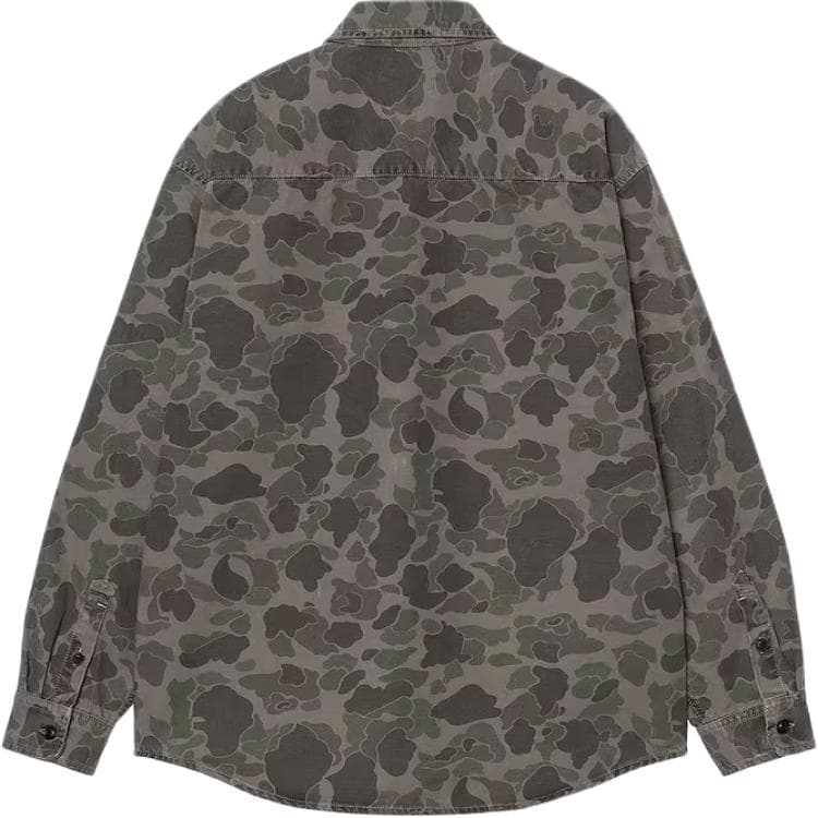 Рубашка Carhartt WIP FW25 L H Утка Рубашка Мужская - изображение 2