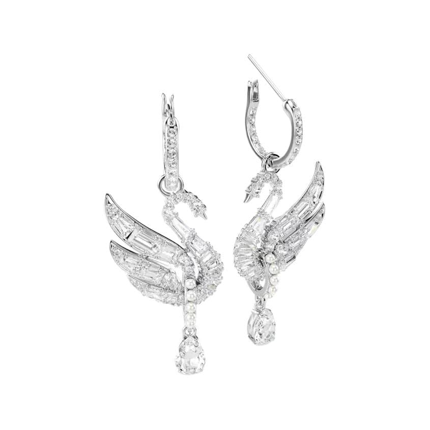 Серьги Серьги Swarovski Crystal Женские Белые - изображение 2