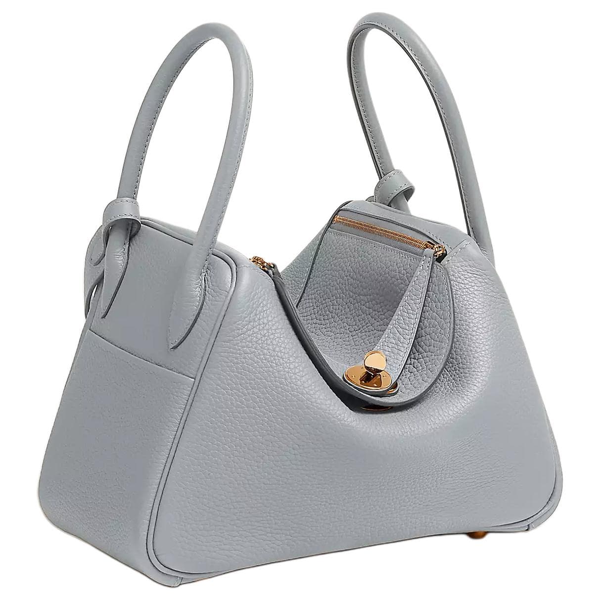 Сумка HERMES Lindy 26 Clemence 8U Bleu Glacier - изображение 2