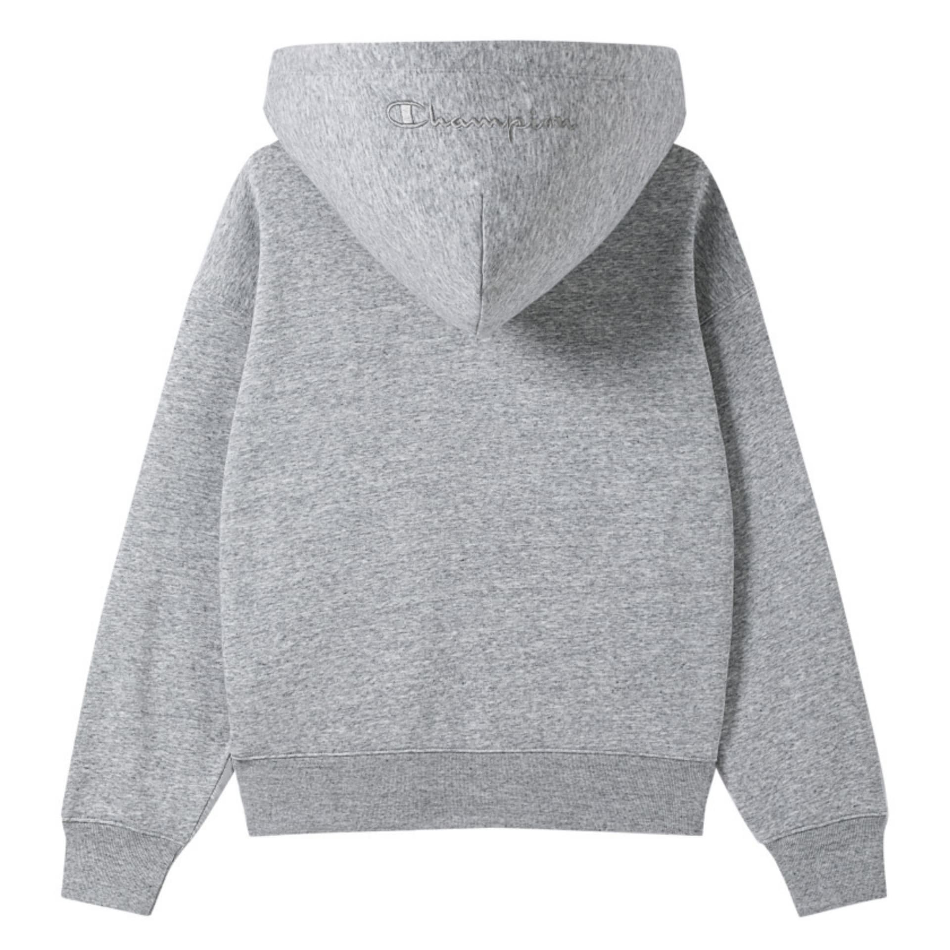 Кофта Champion FW24 script shop Свитшот с капюшоном, однотонный, универсальный, с вышитым логотипом на спине, флисовая подкладка, европейская версия, женский - изображение 4