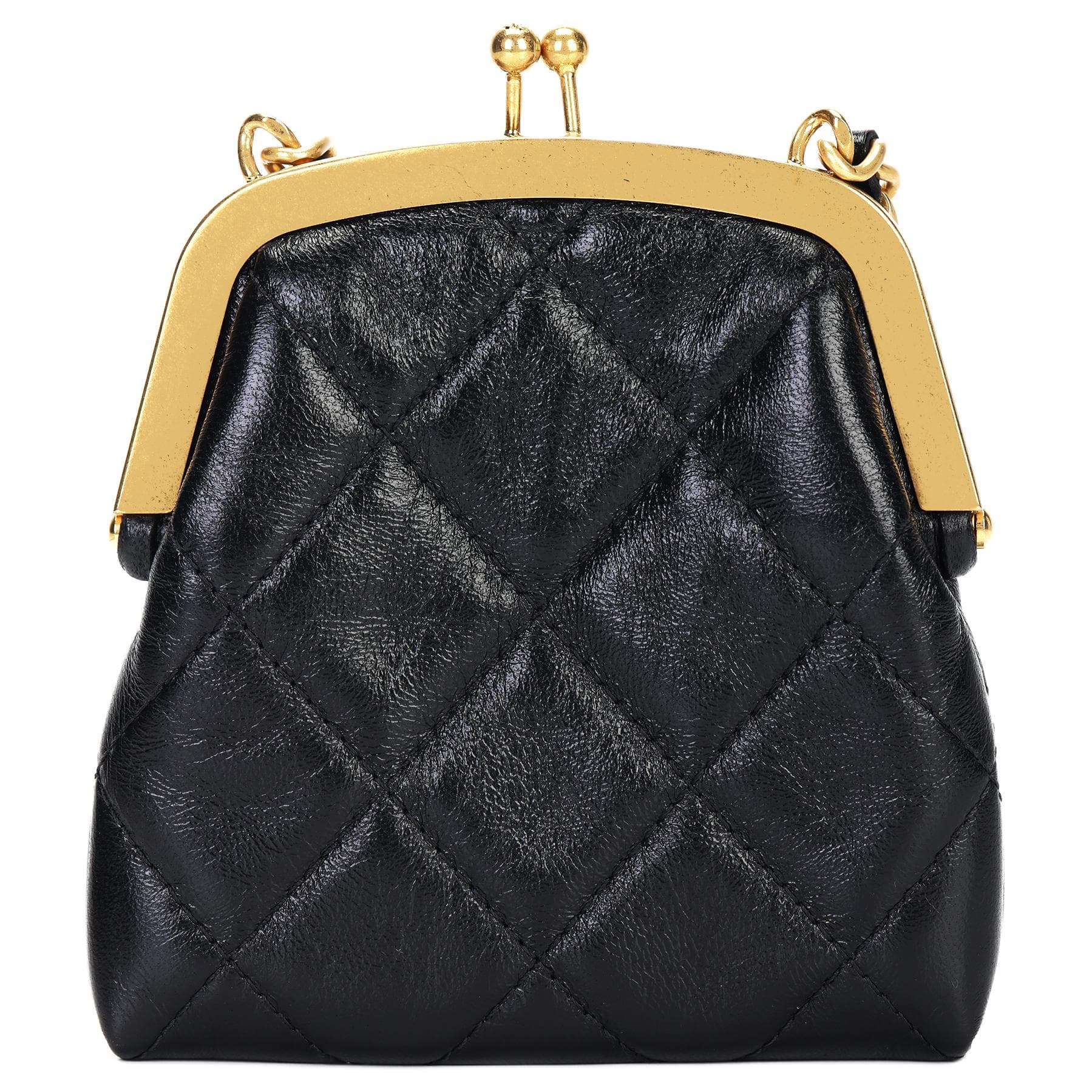 Сумка через плечо CHANEL Tri-Fold Leather Mini Bag - изображение 4