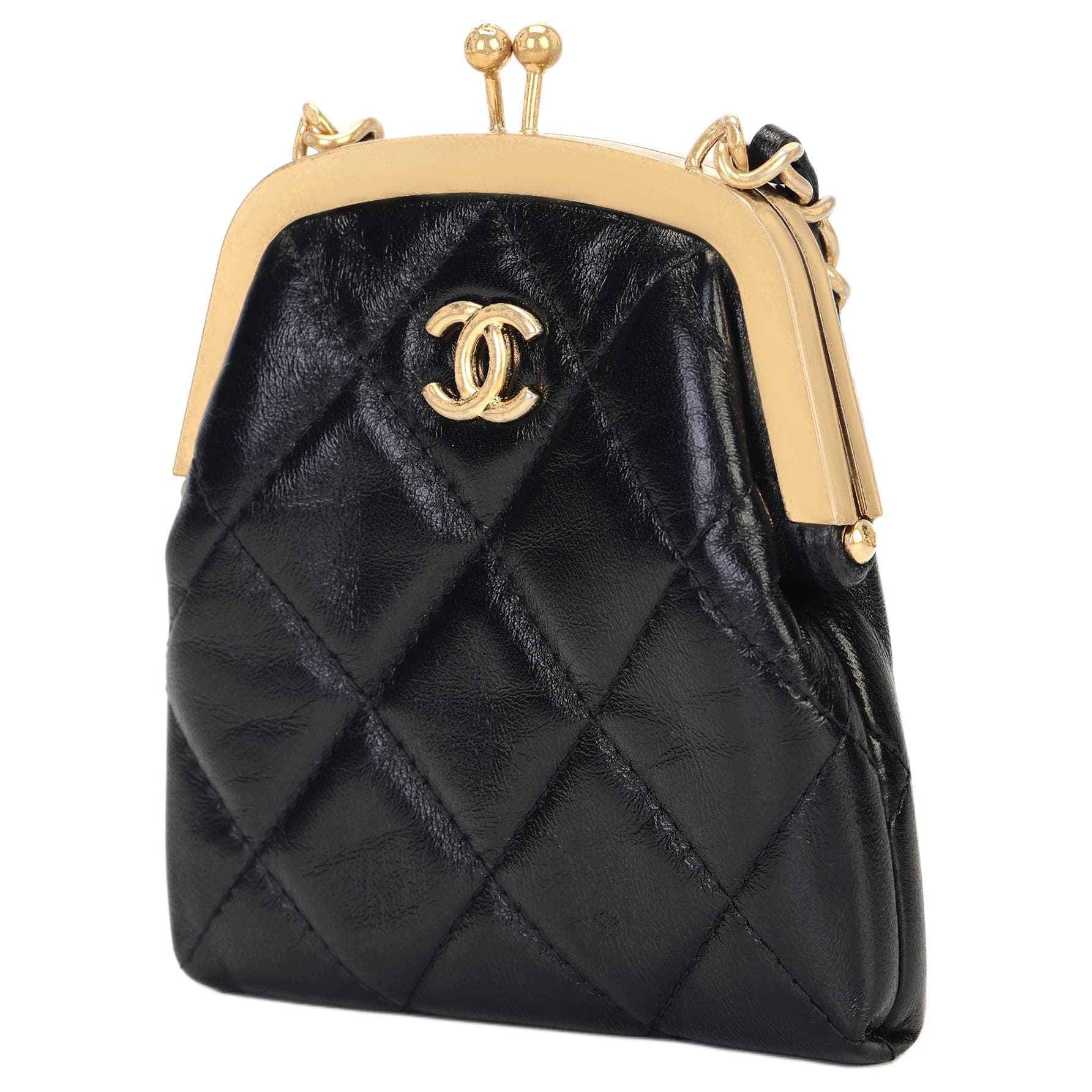 Сумка через плечо CHANEL Tri-Fold Leather Mini Bag - изображение 3