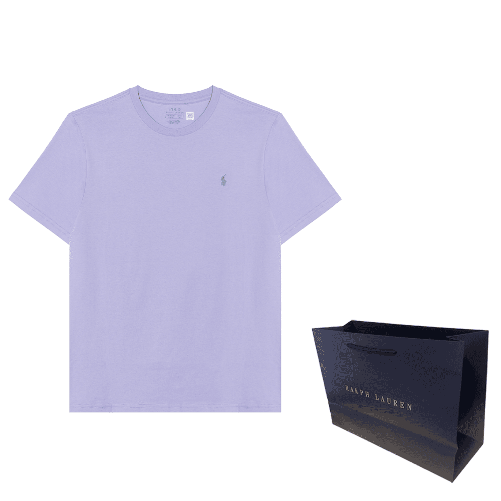 Футболка Polo Ralph Lauren T-рубашка Светлая Лаванда Детская - изображение 6