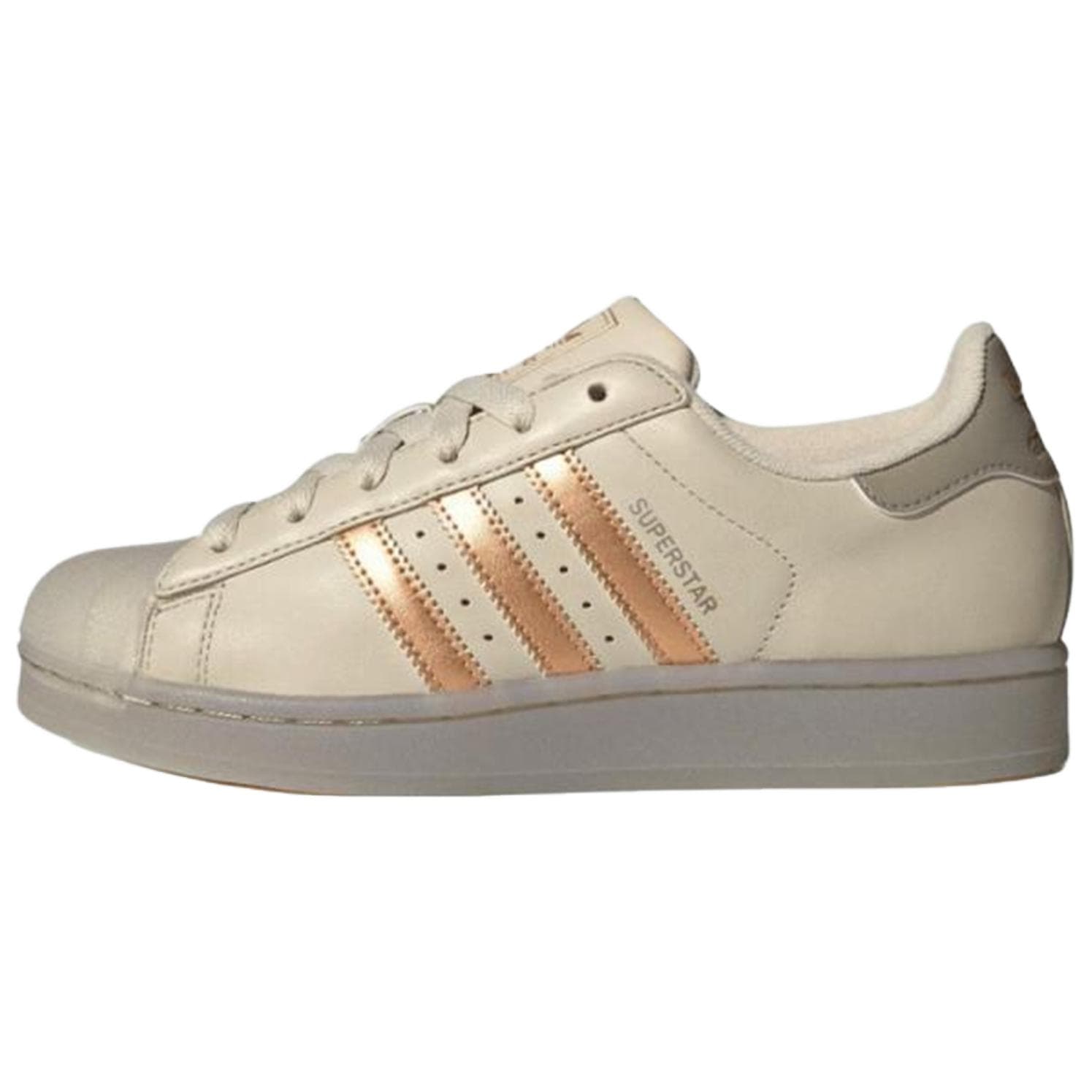 Кроссовки Adidas Originals Superstar 2 Кожа Повседневная Обувь Женская Бежевая - изображение 1