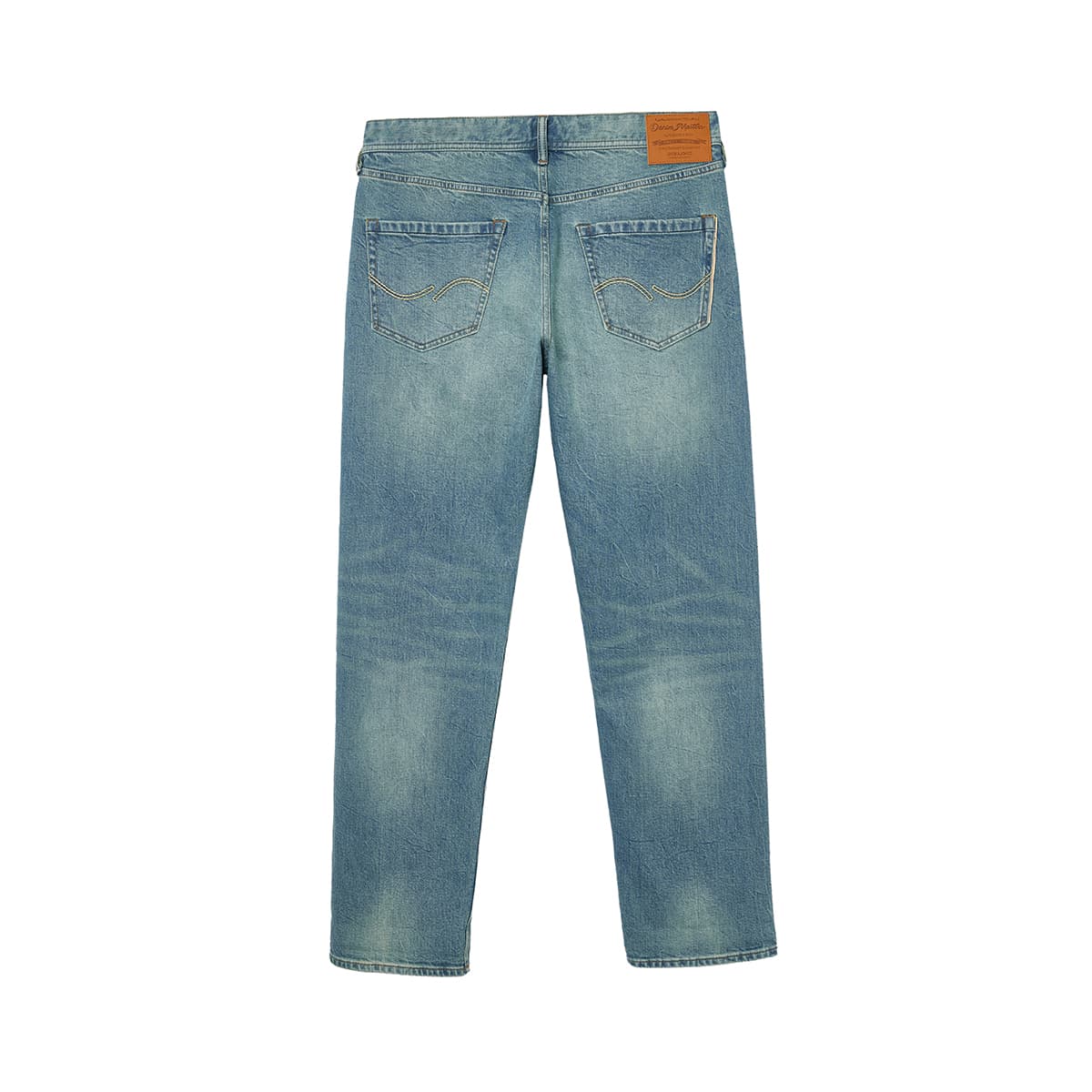 Штаны JACK&JONES Весна-осень модный универсальный классический уличный промытый кошачий ус накладной карман повседневный прямые джинсы мужской - изображение 2