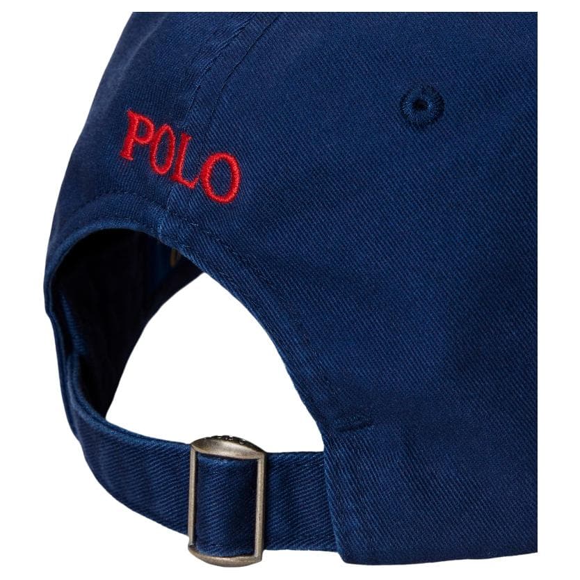 Кепка Polo Ralph Lauren Хлопковый Волокнистый Бейсболка Мужская Морской Синий - изображение 5