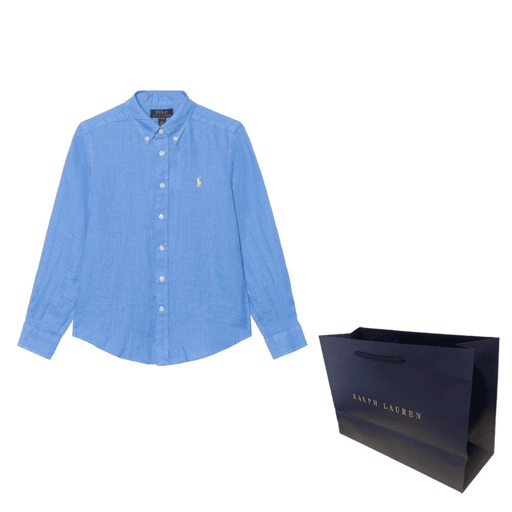 Polo Ralph Lauren Рубашка Синий Детский - изображение 5