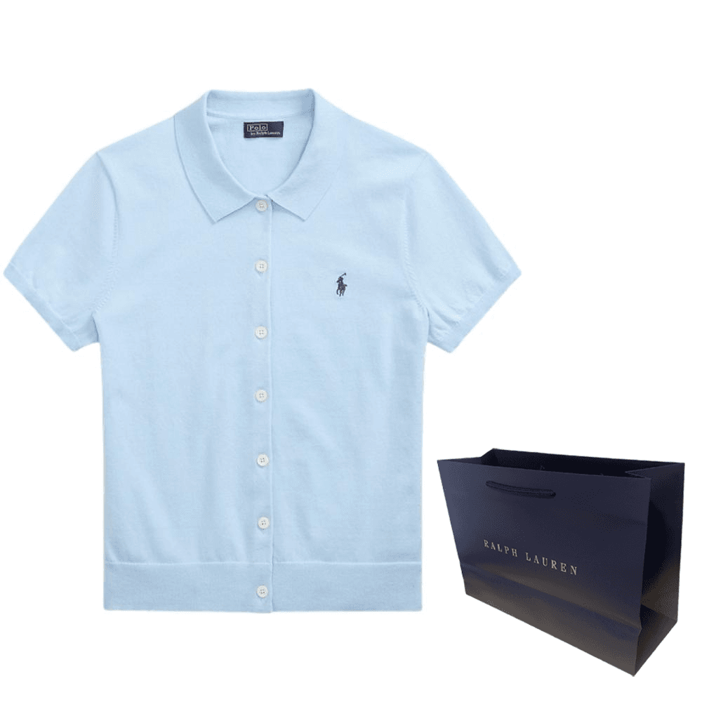 Кофта Polo Ralph Lauren SS25 Трикотаж Облегающий Женские Синий - изображение 2