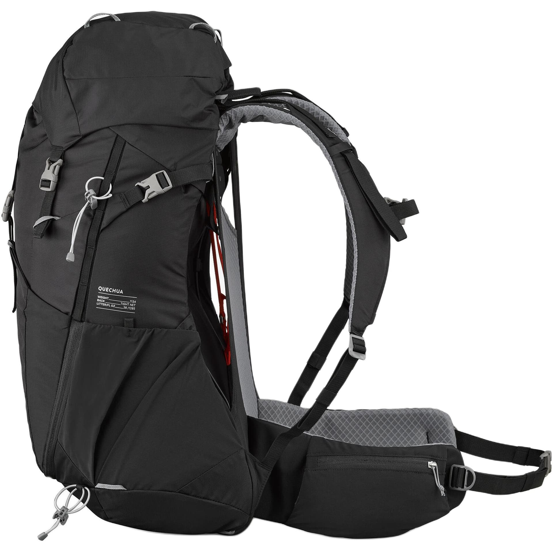 DECATHLON MH500 38L Туристические сумки Нейлон Черный Унисекс - изображение 2