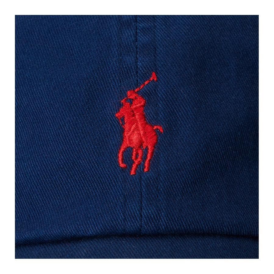 Кепка Polo Ralph Lauren Хлопковый Волокнистый Бейсболка Мужская Морской Синий - изображение 4