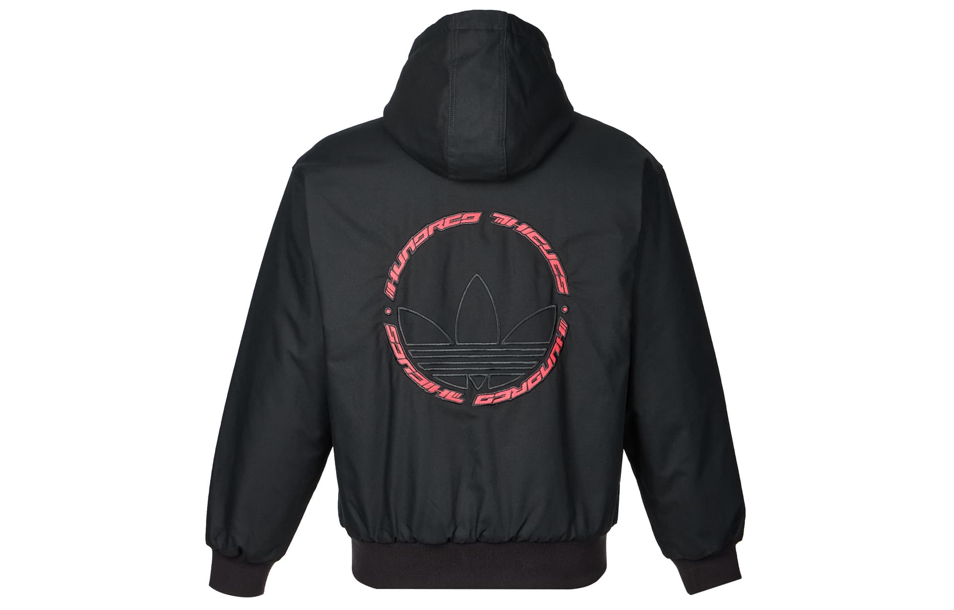 Куртка Adidas Originals 100 THIEVES FW24 Куртка Мужская Черная - изображение 6