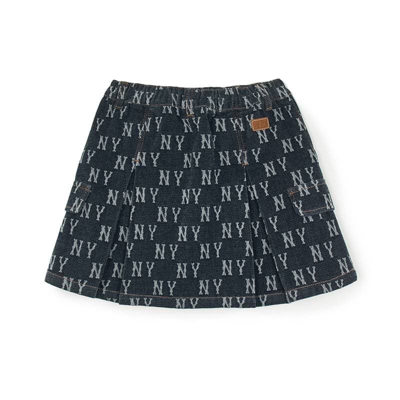 MLB New York Yankees FW AW25 Полная с принтом Умеренная Юбка Детская - изображение 2