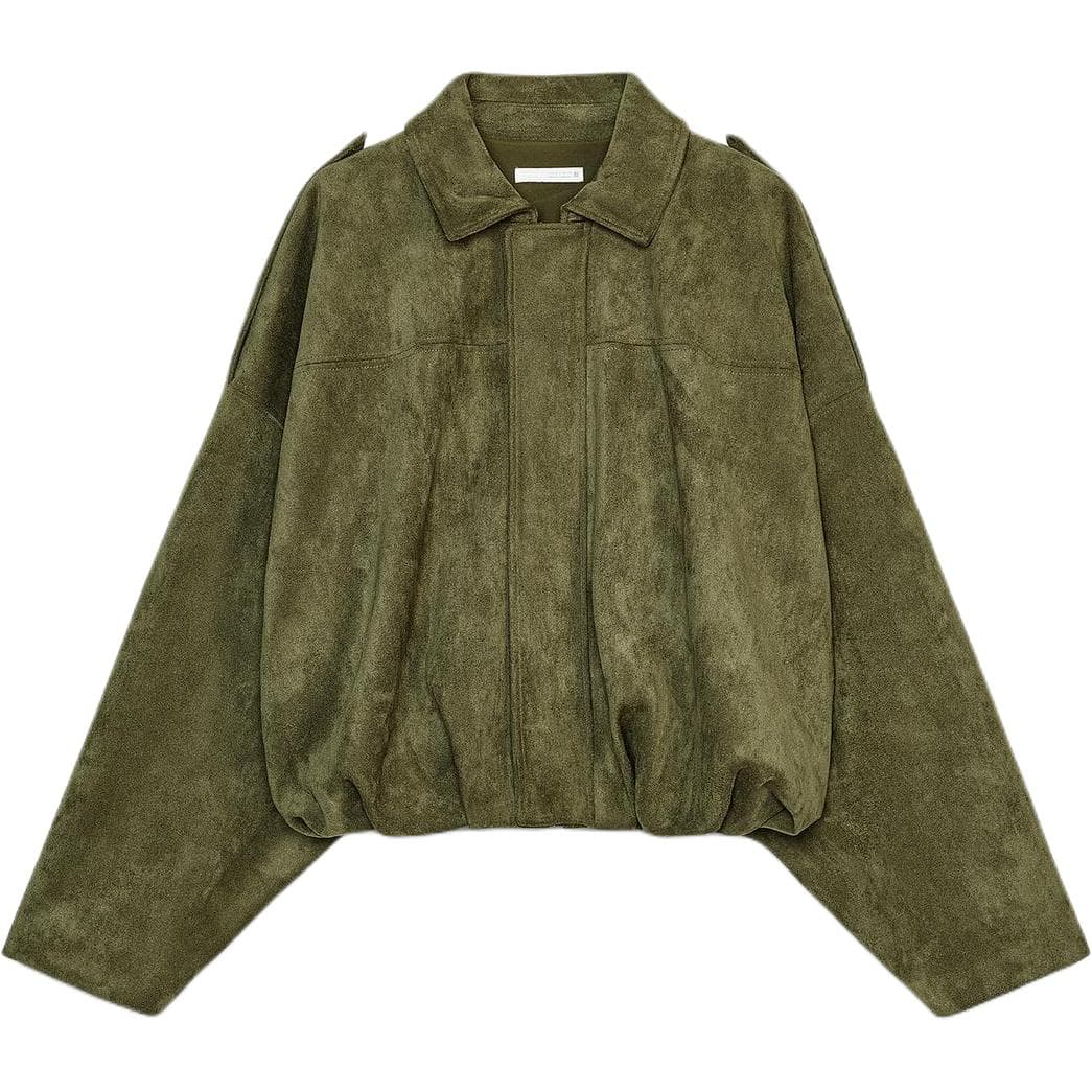 Куртка ZARA Средний хаки Женские Куртки - изображение 1