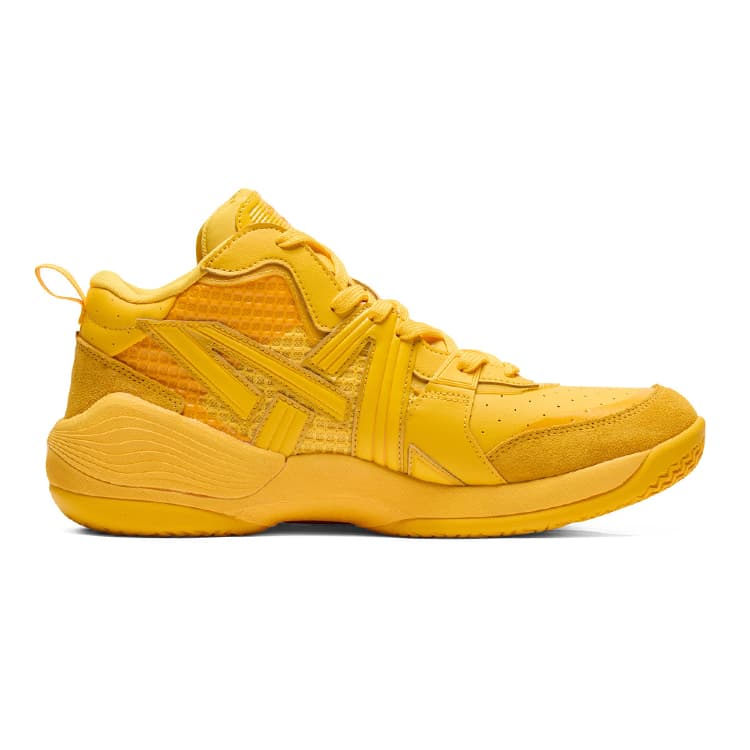 Кроссовки Onitsuka Tiger Tigcourt Амортизация Устойчивость к истиранию Покрытие MID Повседневная обувь Унисекс Желтый - изображение 2