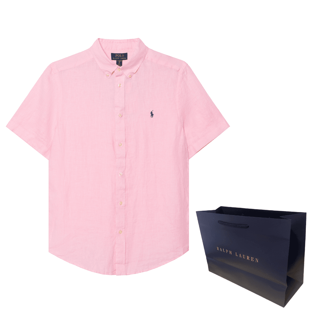 Polo Ralph Lauren Повседневная рубашка SS25 Розовая для детей - изображение 4