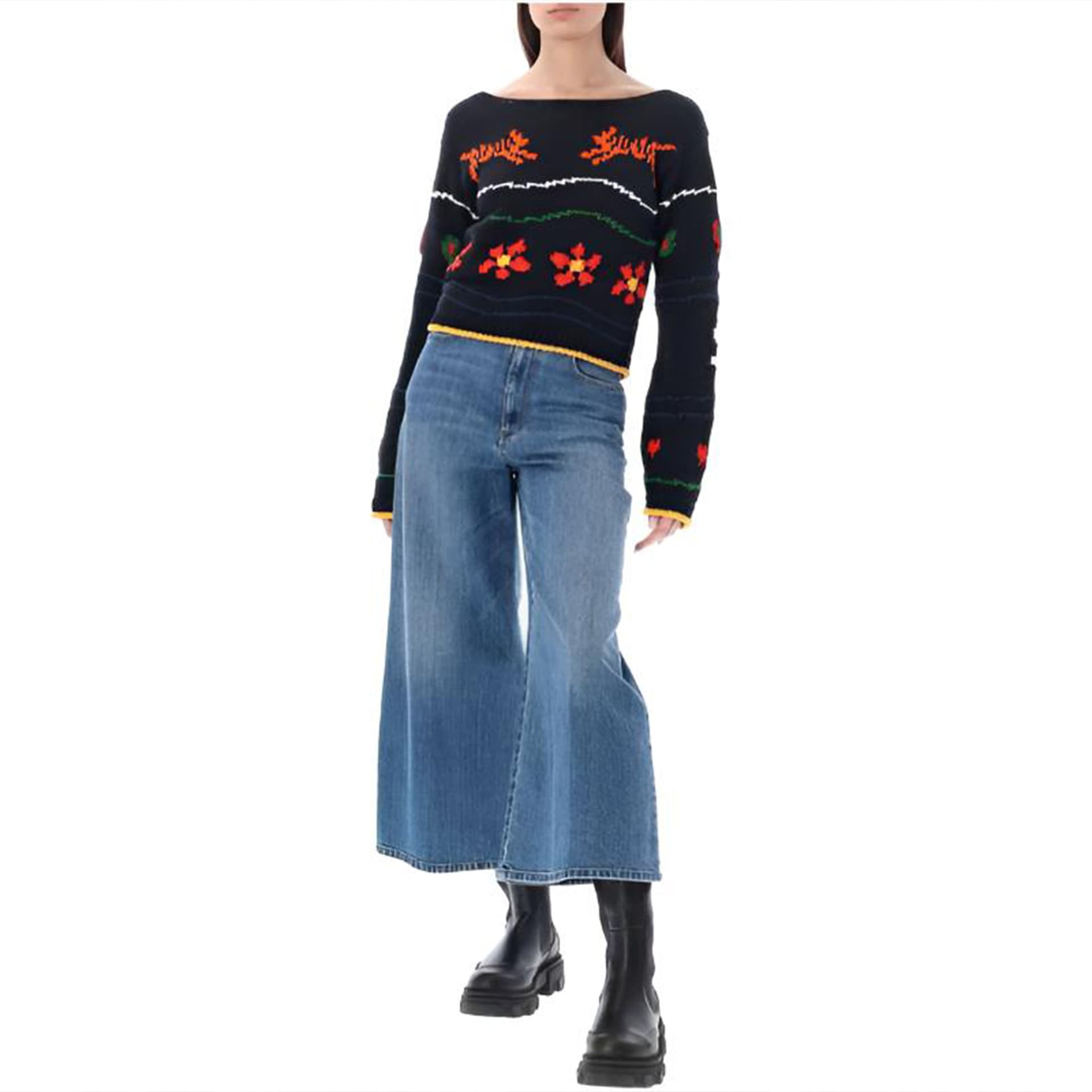 Кардиган KENZO Черные Женские Свитера - изображение 1