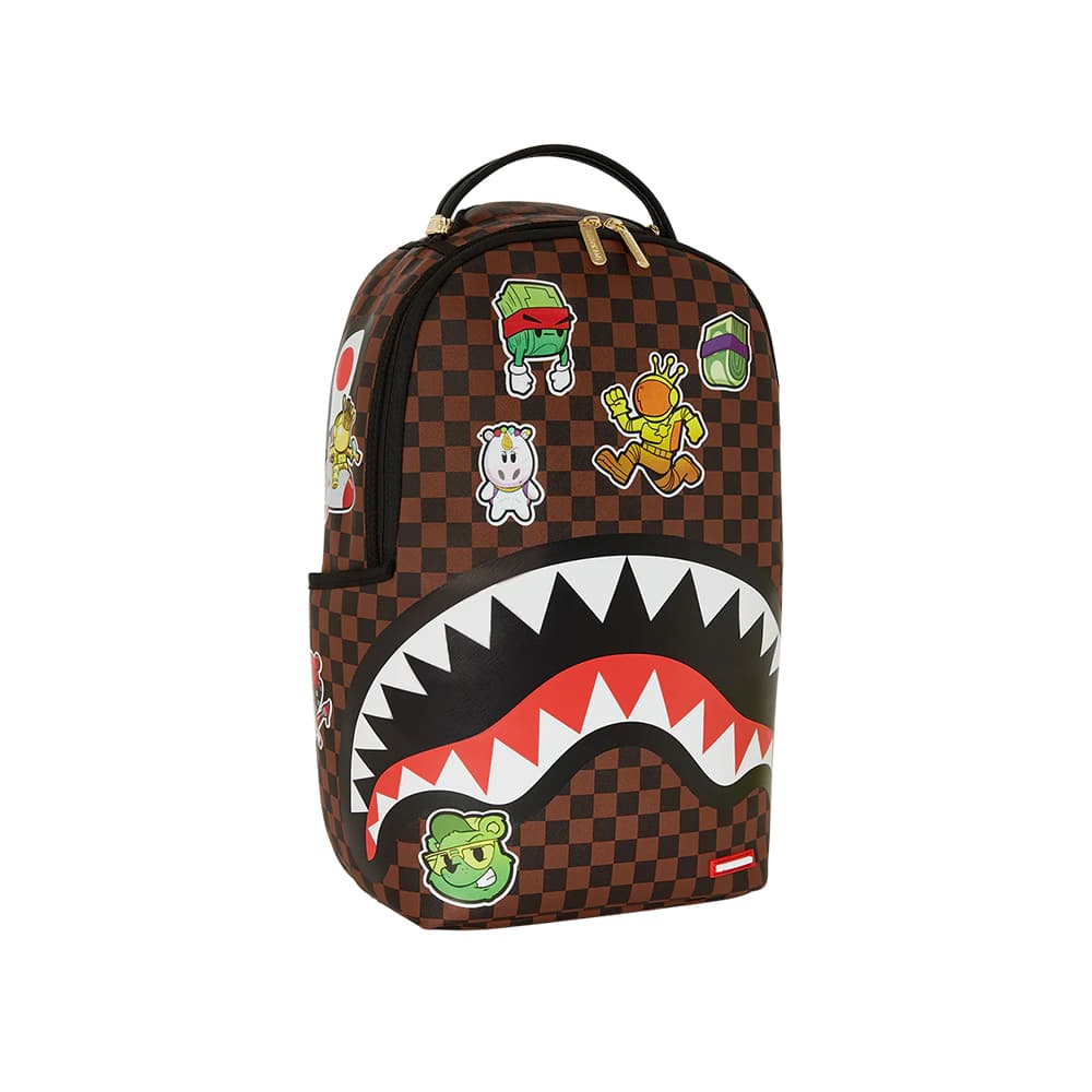 Рюкзак SPRAYGROUND PVC Рюкзак Унисекс Коричневый - изображение 4