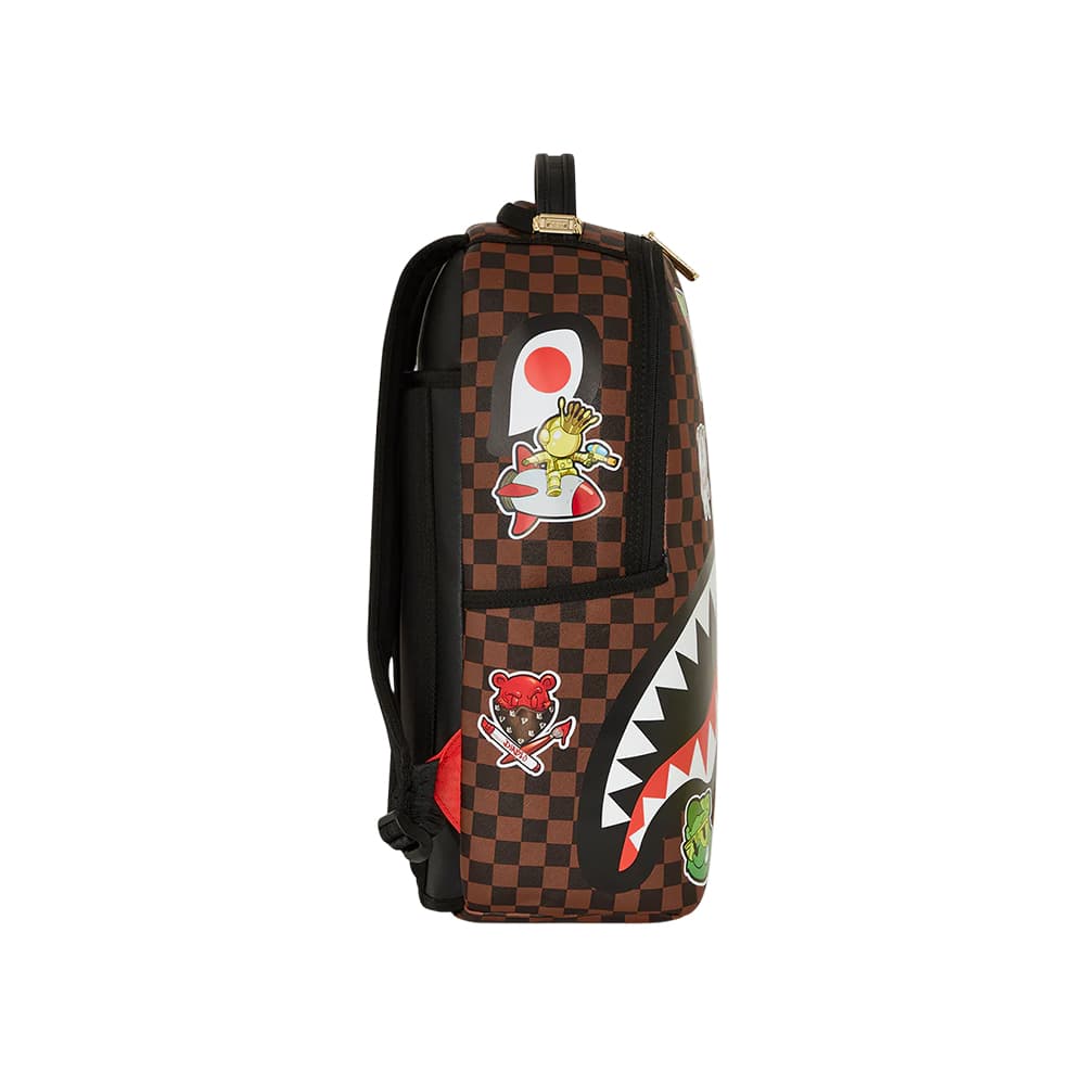 Рюкзак SPRAYGROUND PVC Рюкзак Унисекс Коричневый - изображение 3