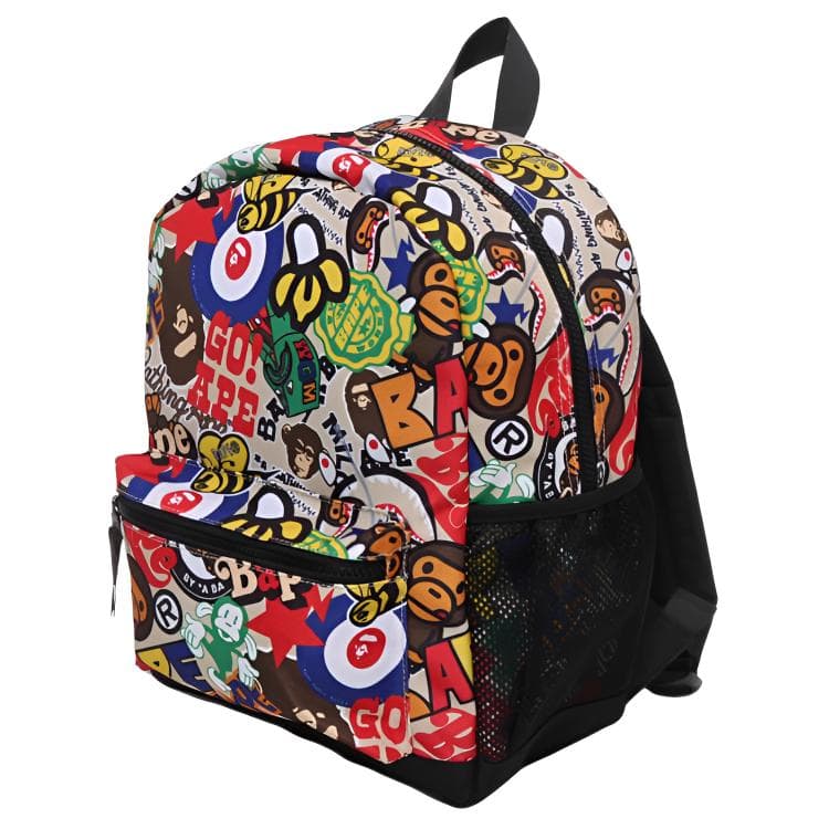 Рюкзак A BATHING APE Cartoon Fabric Backpack Kids Colorful - изображение 2
