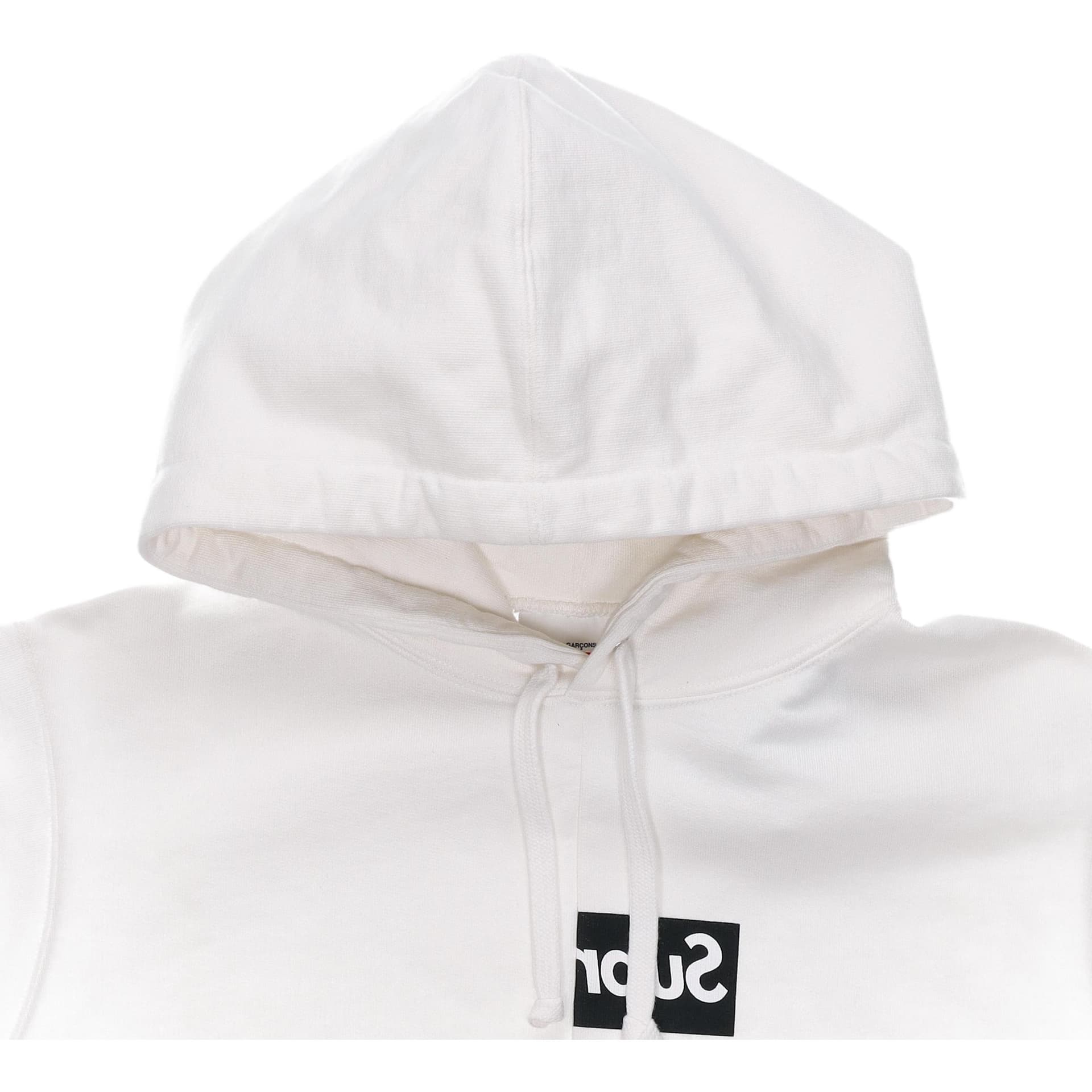Худи Supreme FW18 Logo Hoodie White - изображение 3