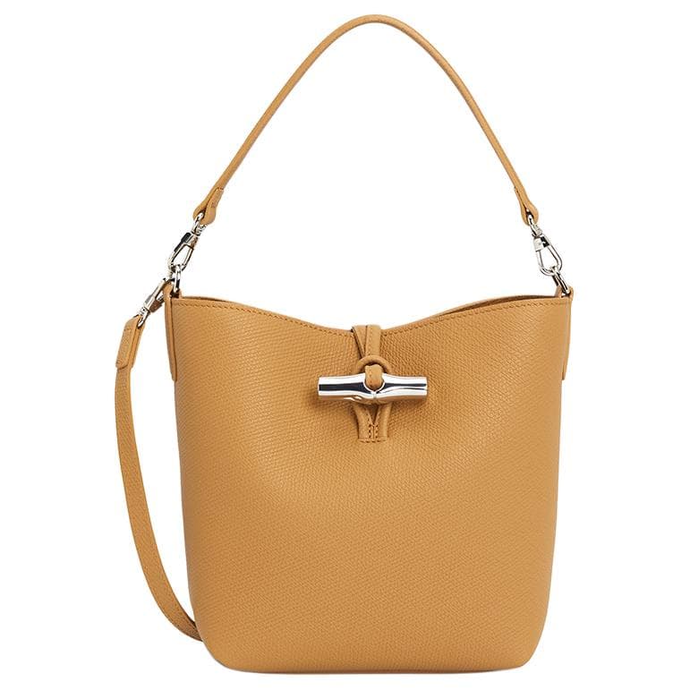 Сумка LONGCHAMP Le Roseau Коровья кожа Сумки Женские Ореховый - изображение 1