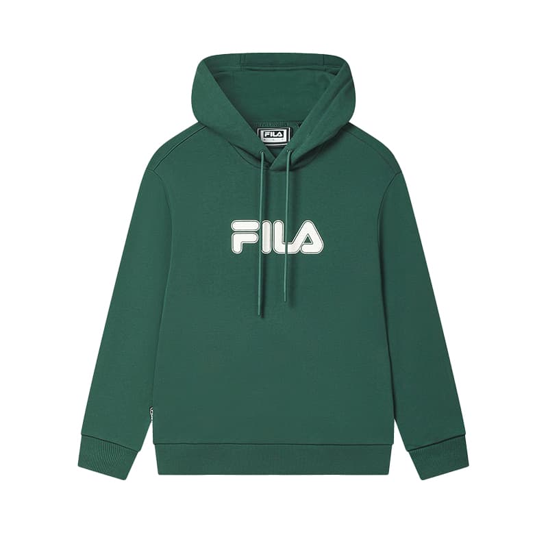 Худи FILA ORIGINALE Модный Индивидуальный Трендовый Свободный крой Термический С флисовой подкладкой Удобный С капюшоном Толстовка - изображение 1