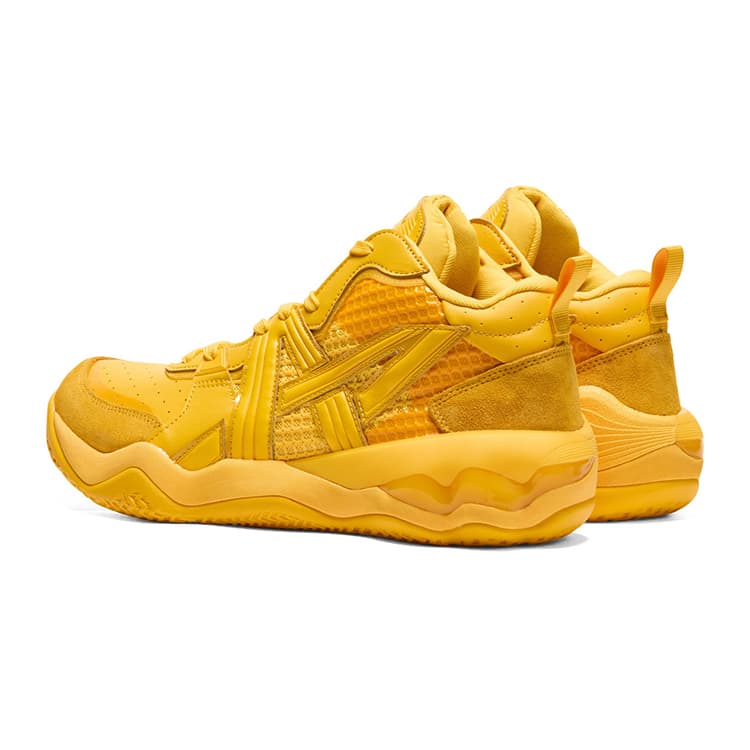 Кроссовки Onitsuka Tiger Tigcourt Амортизация Устойчивость к истиранию Покрытие MID Повседневная обувь Унисекс Желтый - изображение 4