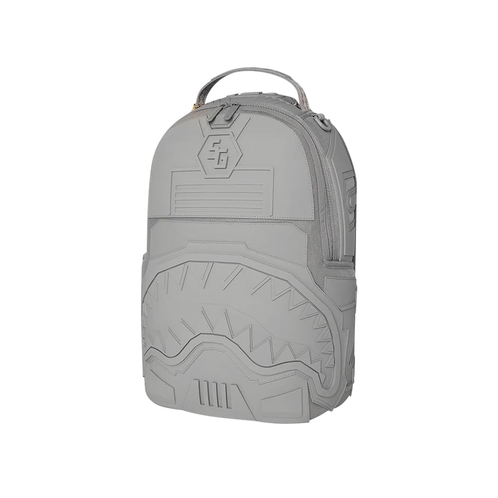 Рюкзак SPRAYGROUND Полиэфирное волокно Рюкзак Обычный (стандартный) Унисекс Серый - изображение 3