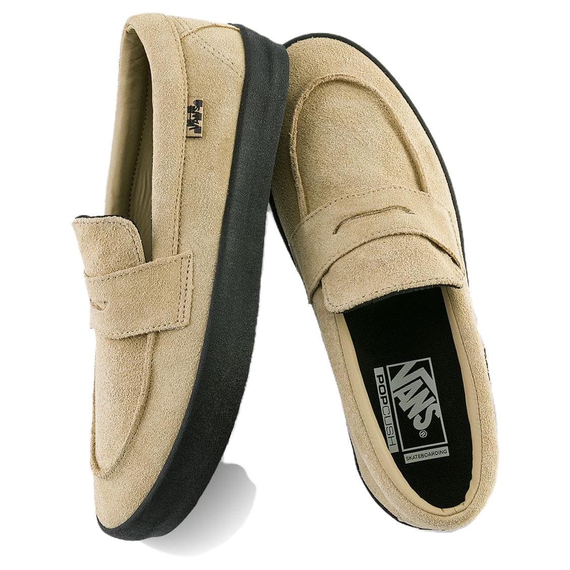 Кроссовки Vans Skate Loafer Low Top Скейтборд Кроссовки Унисекс Хаки - изображение 4