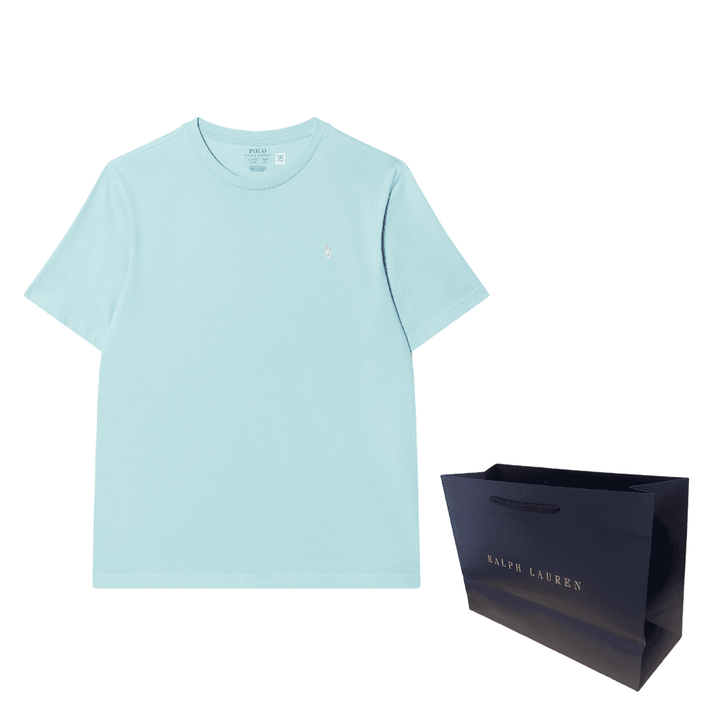 Футболка Polo Ralph Lauren T-рубашка Светло-синяя Детская - изображение 5