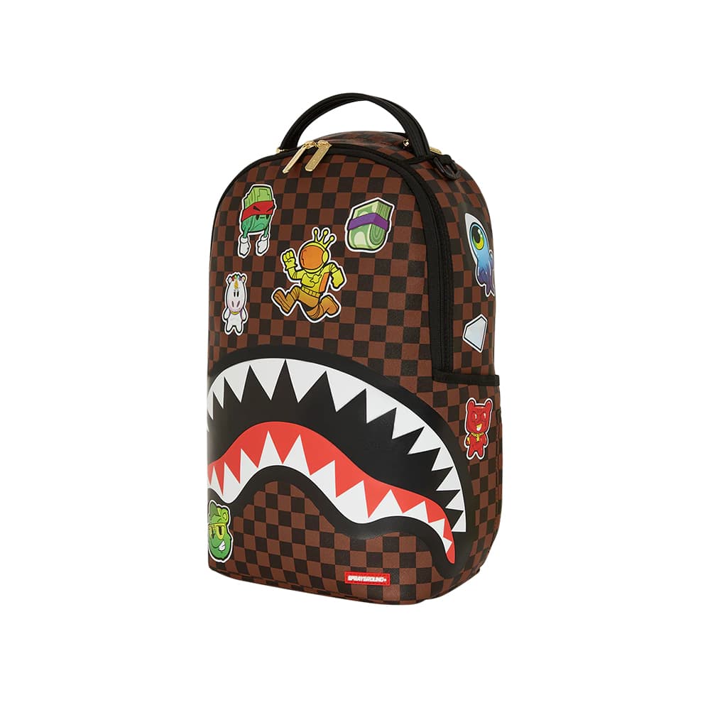 Рюкзак SPRAYGROUND PVC Рюкзак Унисекс Коричневый - изображение 2