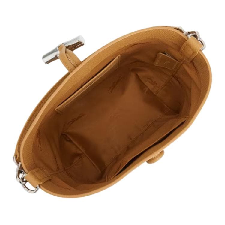 Сумка LONGCHAMP Le Roseau Коровья кожа Сумки Женские Ореховый - изображение 5
