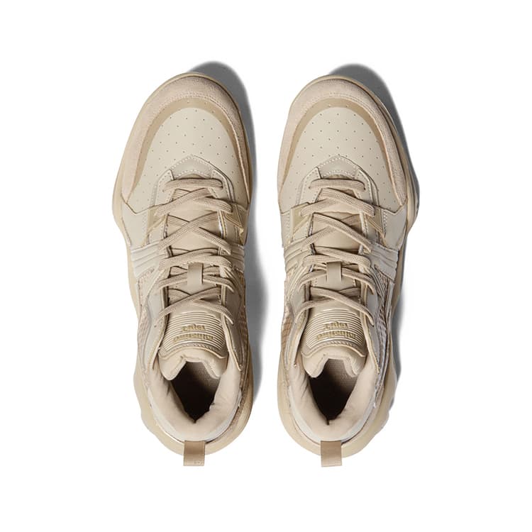Кроссовки Onitsuka Tiger Tigcourt Амортизация Устойчивость к истиранию MID Топ Повседневная обувь Унисекс Коричневый - изображение 5