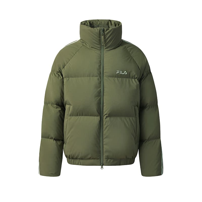 Зимняя куртка FILA Пуховик Унисекс Армейский зеленый - изображение 1