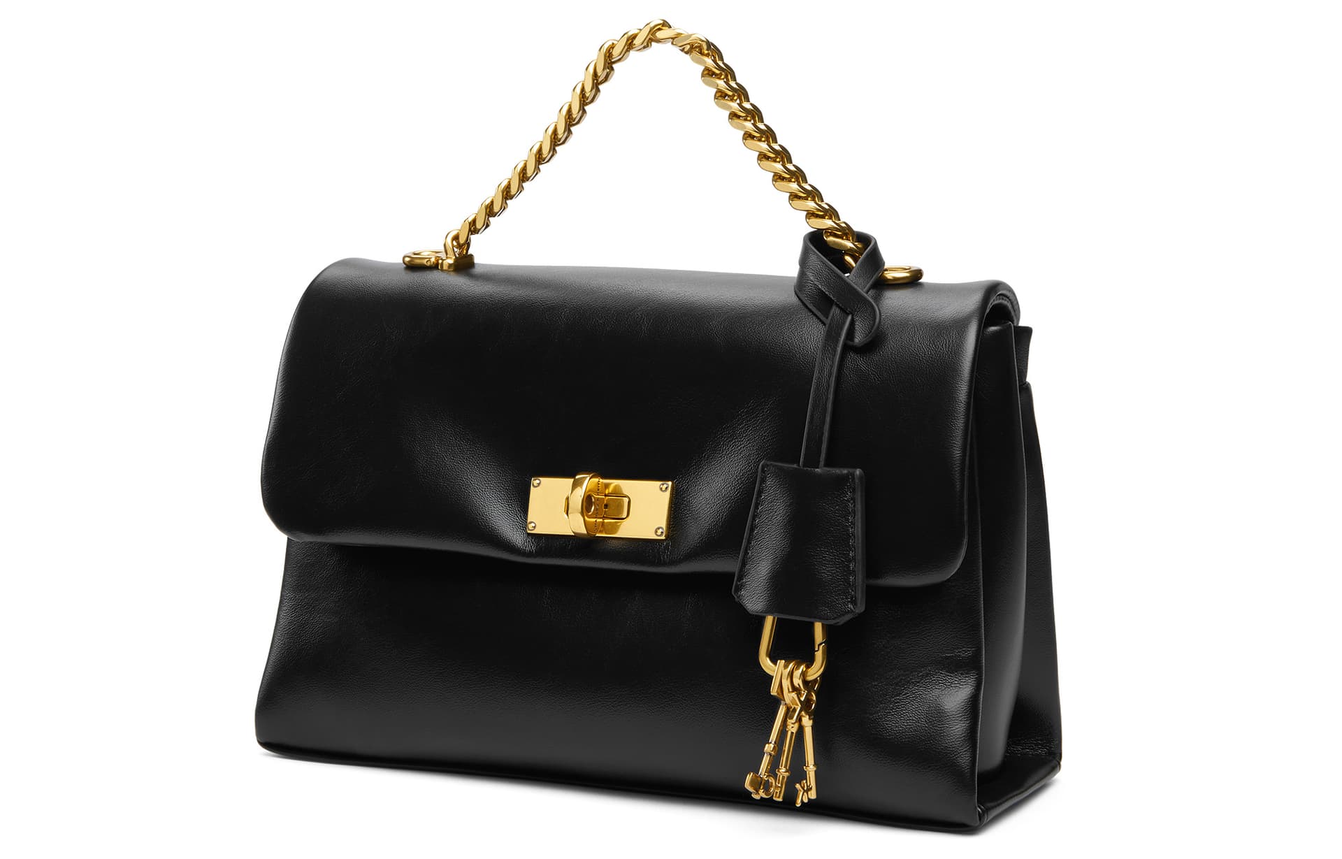 Сумка CHARLES KEITH ПУ (полиуретан) Сумки Средний Женские Черный Молочный Белый Фуксия - изображение 2