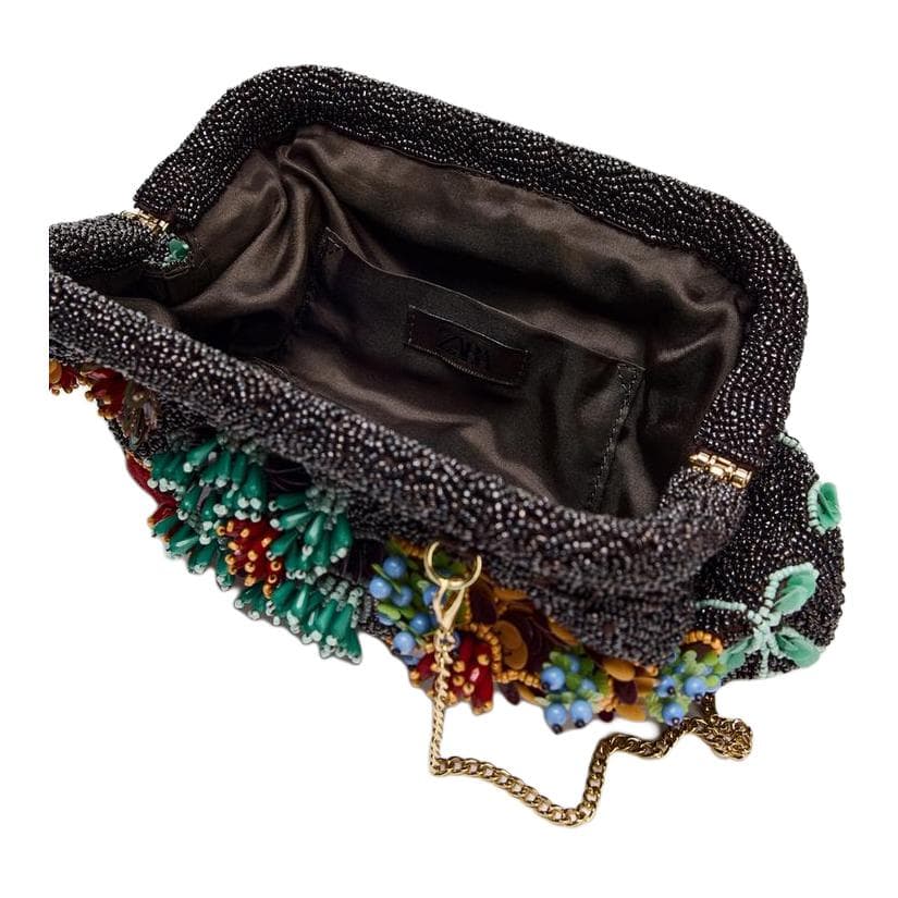 Мини-сумка ZARA Beaded Handbag - изображение 4
