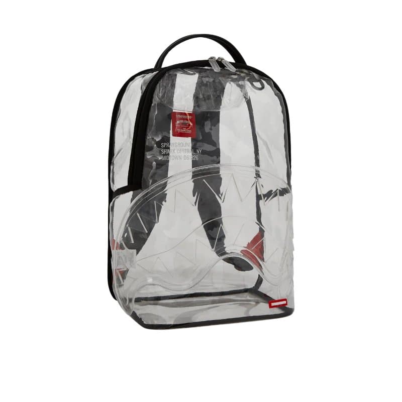 Рюкзак SPRAYGROUND PVC Рюкзак Обычный (стандартный) Унисекс Прозрачный - изображение 3