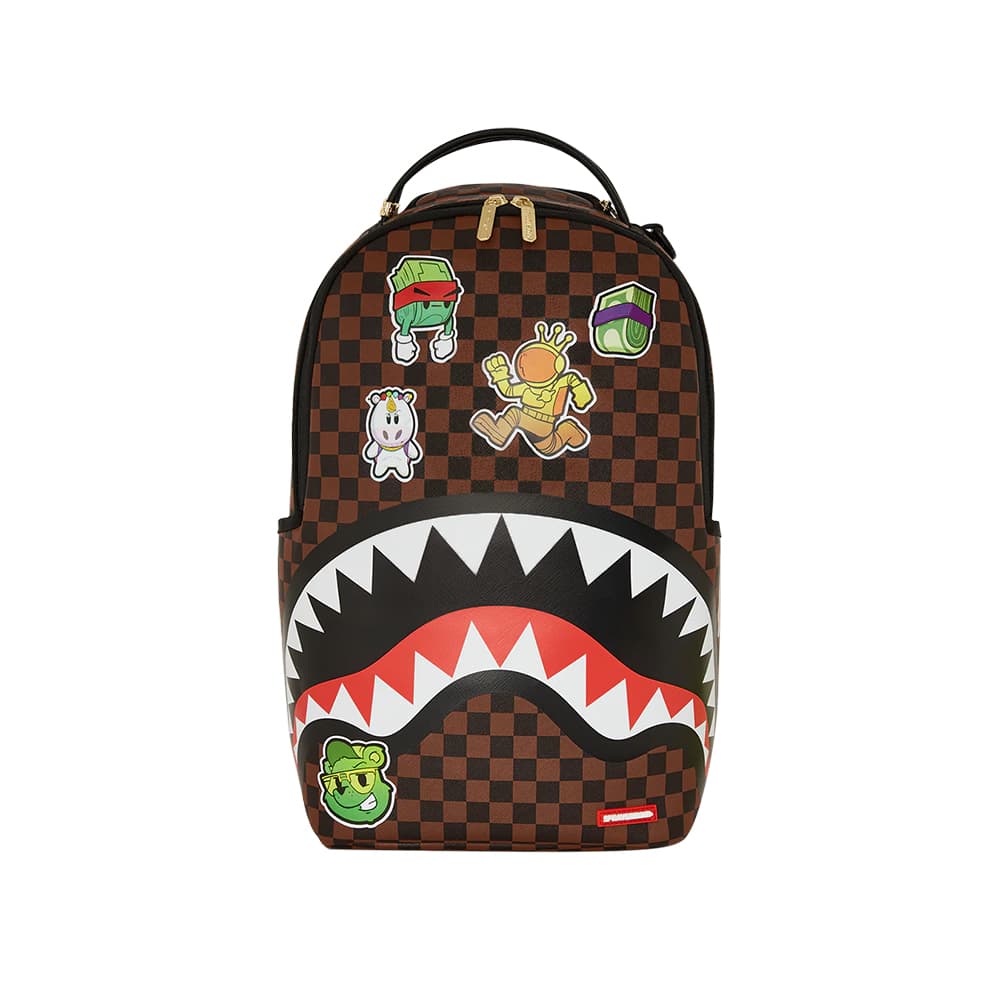 Рюкзак SPRAYGROUND PVC Рюкзак Унисекс Коричневый - изображение 1