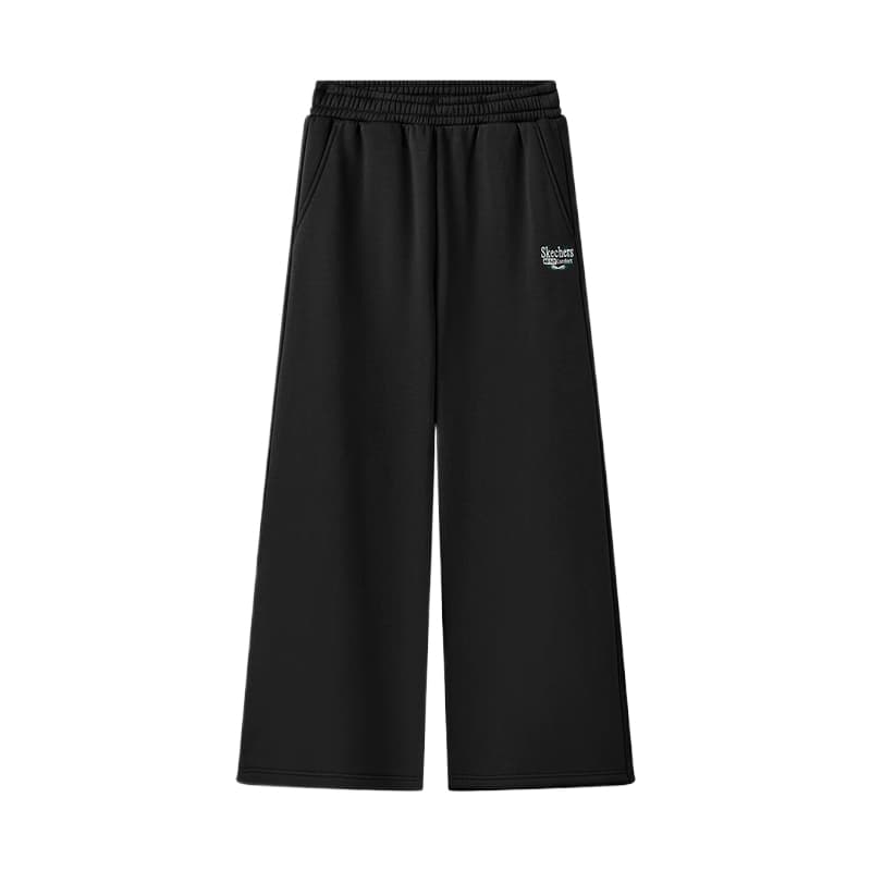 Штаны Skechers Sports Alliance Мягкий Однотонный Дышащий Свободный покрой С флисовой подкладкой Спортивные трикотажные брюки - изображение 1