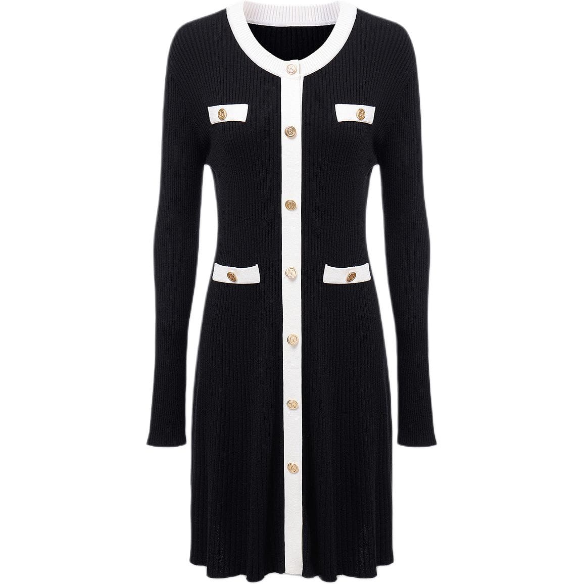 Платье KARL LAGERFELD Длинный Sleeved Платье Женские - изображение 1
