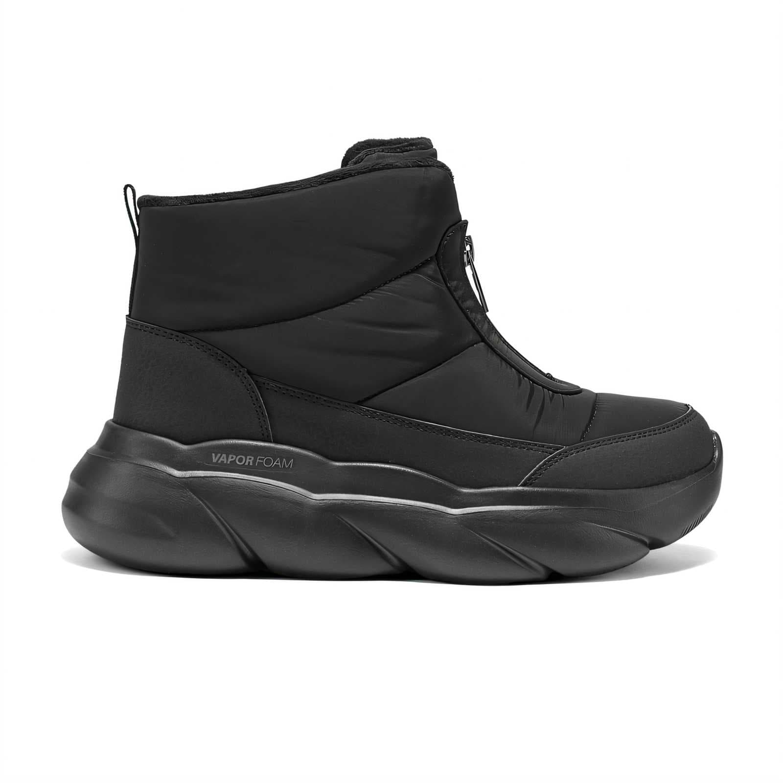 Ботинки зимние Skechers Modern Comfort Теплоизоляционный Лодыжка Длина Сноубутсы Женские Чисто черный - изображение 2