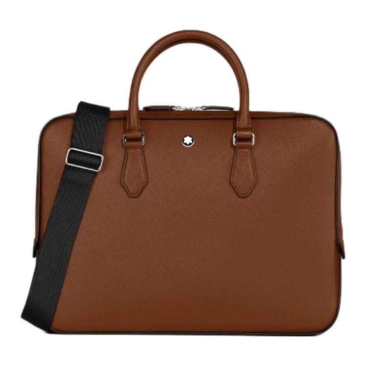 Портфель Montblanc Meisterstück Classic Leather Briefcase Maple Brown - изображение 1