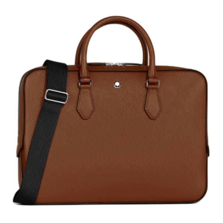 Портфель Montblanc Meisterstück Classic Leather Briefcase Maple Brown - изображение 2