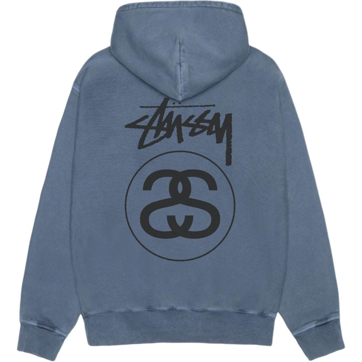 Худи Stussy FW25 Stock Link Zip Hoodie Pigment Dyed - изображение 2