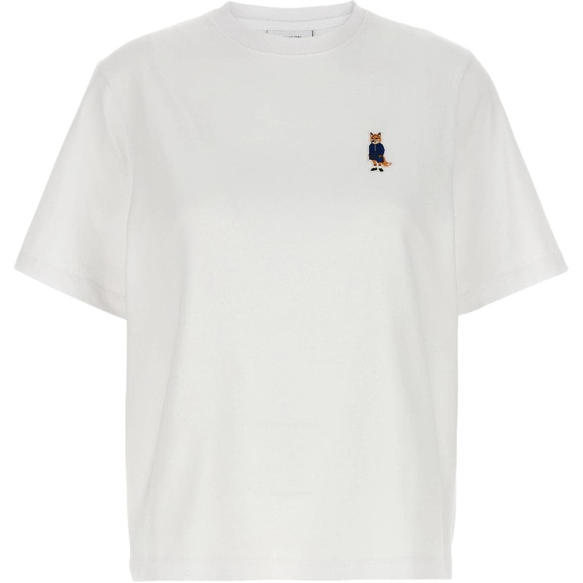Футболка Maison Kitsune Dressed Fox Белый Женские T-рубашки - изображение 1