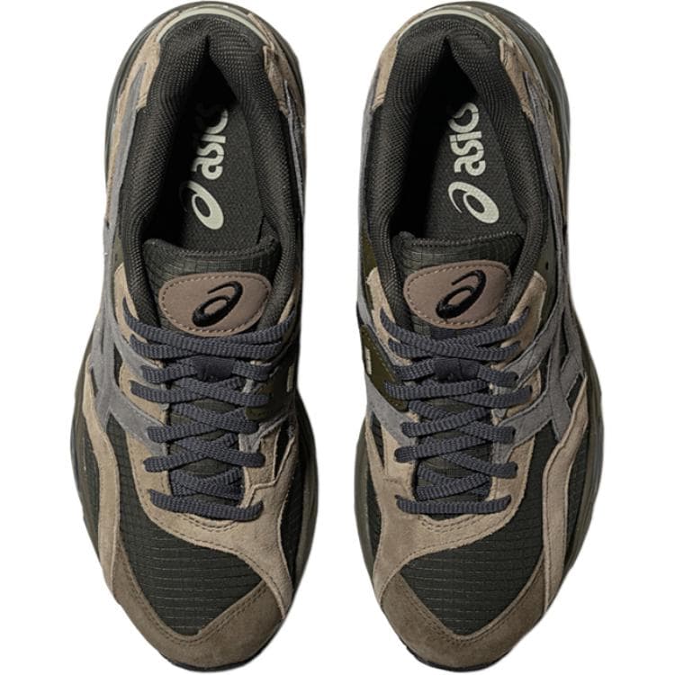 Кроссовки ASICS Гель MC Plus Текстиль Спилок коровьей кожи Модный тренд Устойчивый к истиранию Дышащий Низкий Топ - изображение 3