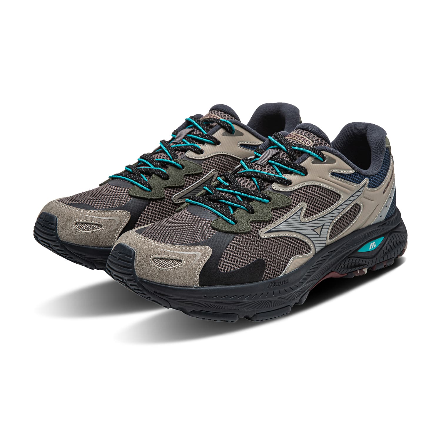 Кроссовки для бега Mizuno Racer S Low Топ ЭВА Средняя подошва Городская коммутация Беговые кроссовки Унисекс Железный Tower Серый - изображение 3