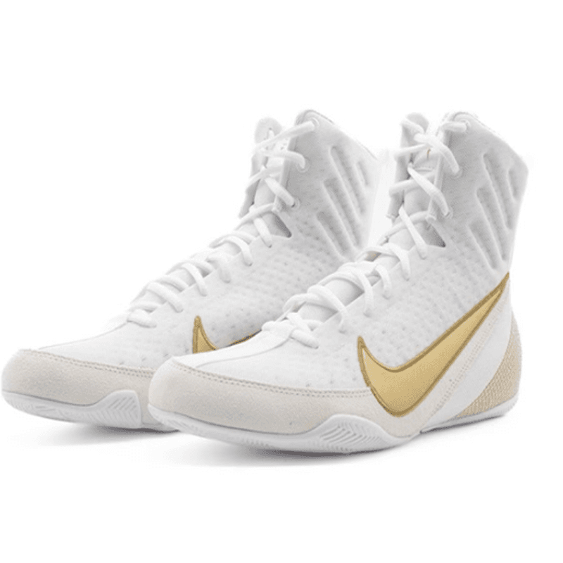 Nike MACHOMAI 3 HF7333 100 Удобная боксерская обувь резиновый верх унисекс размеры 41-47 защитная - изображение 3