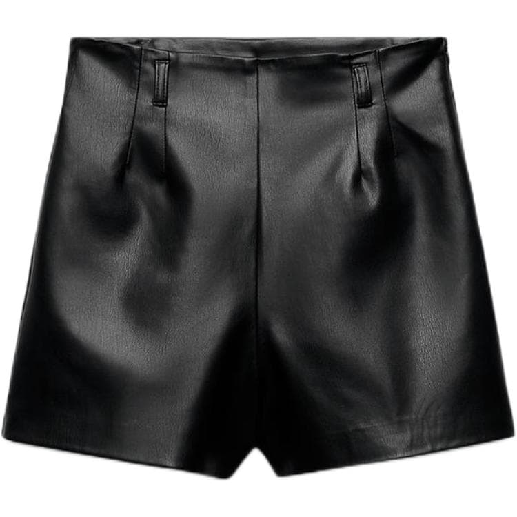 Шорты ZARA Черные Повседневные Шорты для Женщин - изображение 1
