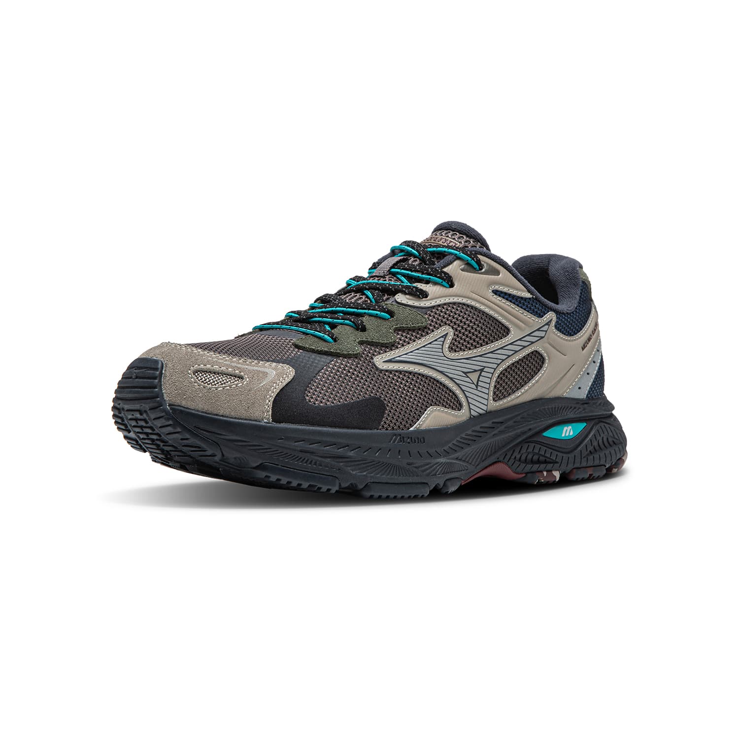 Кроссовки для бега Mizuno Racer S Low Топ ЭВА Средняя подошва Городская коммутация Беговые кроссовки Унисекс Железный Tower Серый - изображение 2